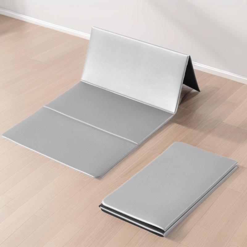 Thick Non-Slip Foldable Yoga Mat - Portable and Durable for Gym Use