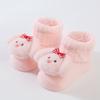 Niedliche Panda-Stricksocken für Kleinkinder, für alle vier Jahreszeiten, tragbar für Neugeborene, atmungsaktive, rutschfeste Kleinkindersocken