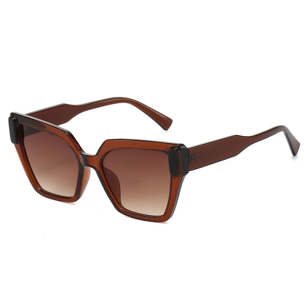 

JYL Square Cat Eye Sunglasses Women Anti-Blue Light INS UV400 / 18043 18043-C2 черный бин