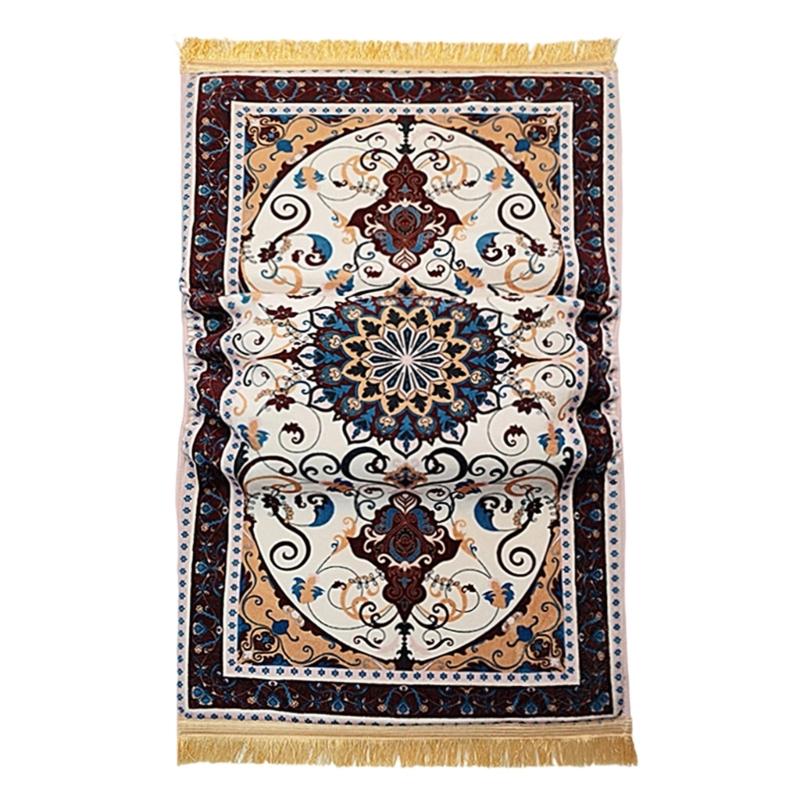 Polyester 8cm Thick Prayer Carpet Soft Comfortable Texture And Slip Resistant Base For Home Use 70x110cm Prayer Rug