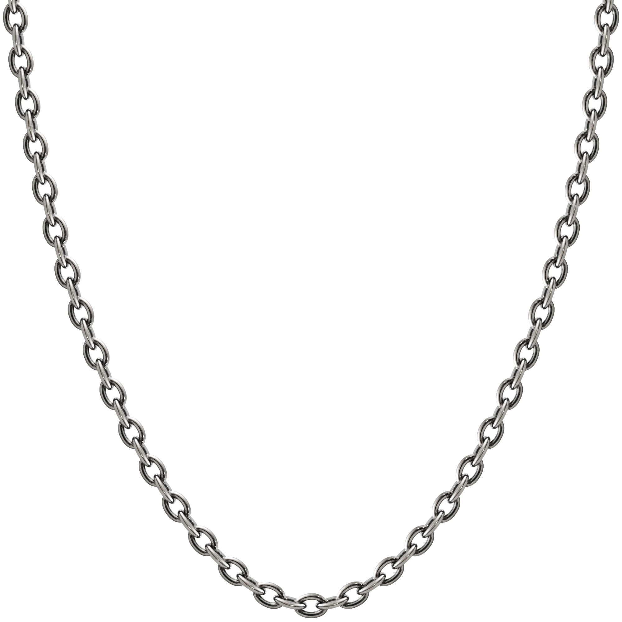 

Phiten KJ [Limited Edition] Titanium Necklace, Azuki Pattern, 3.0mm Wide, 40-60cm (50cm), Made in Japan, Hypoallergenic