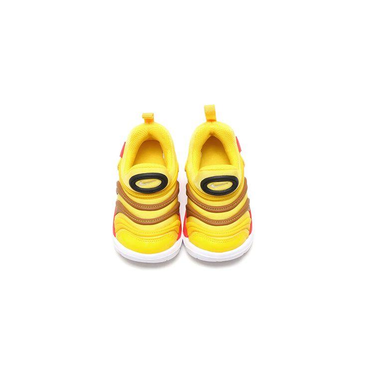 Nike Dynamo Free SE Non-Slip Shock Absorption Rebound Low-Top Walking Shoes Baby Shoes Yellow 343938-703