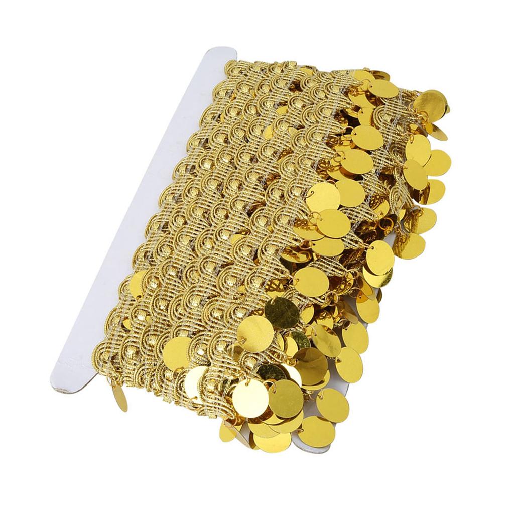 Belly Dance Tassel Belt Round Coin Hip Scarf National Clothes Supplies Accessories 10 Yards