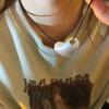 Black Rope Necklace Stylish Women Necklace Casual to Formal Necklace Alloy Jewelry Trendy Necklace Suitable for Girls