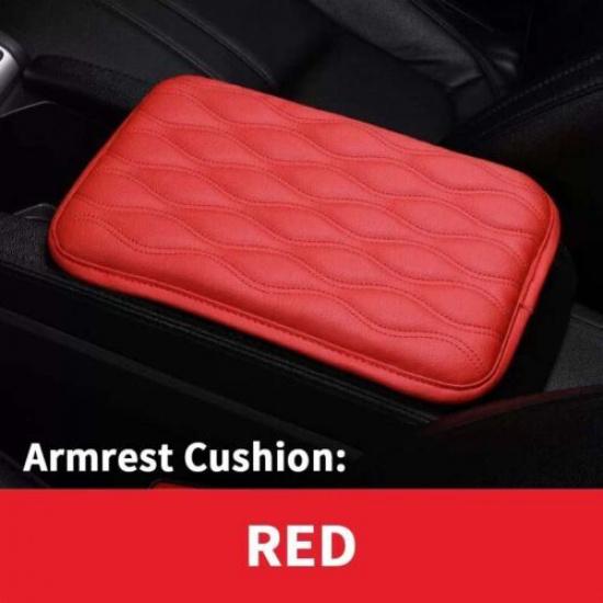 PU Leather Car Armrest Pad Cover Universal Center Console Arm Rest Seat Box