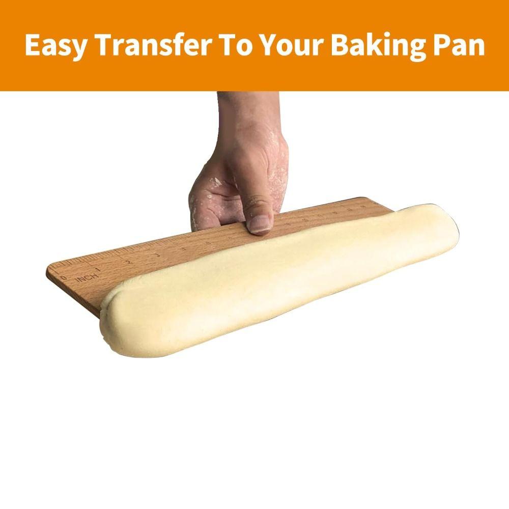 15 Inch Baguette Transfer Peel Beech Wood Food-Grade Baguette Flipping Board Versatile Smooth Surface Baking Board Home Kitchen