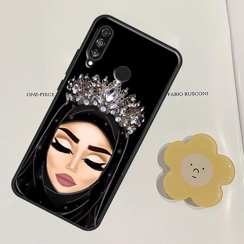 Muslim Islamic Girls Arabic Hijab For Huawei Nova 11 9 10 SE Y60 Y70 Y90 Y61 Y91 Nova 3i 7i 8i 11i P20 P40 Lite P30 Pro Case