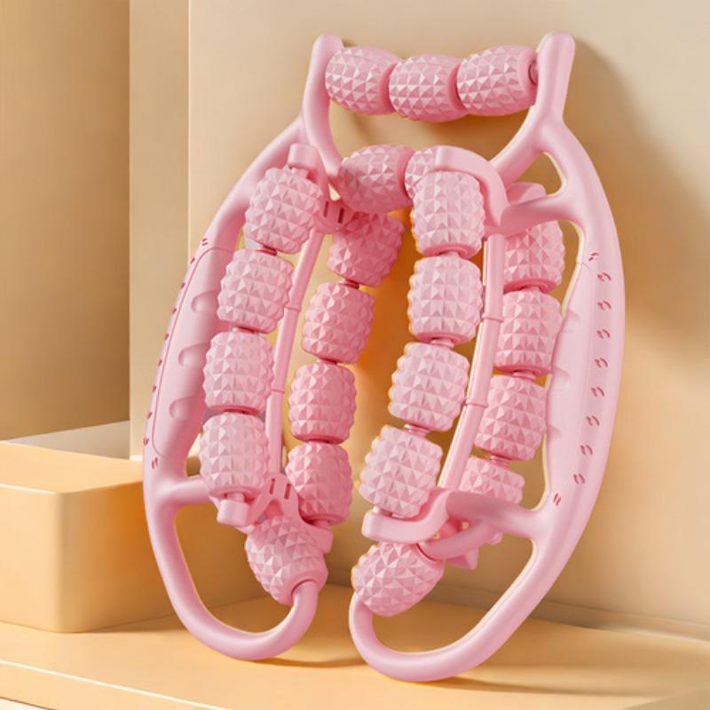 32-Roller Leg Massage Device – Ergonomic Thigh Compression Tool for Muscle Relaxation & Circulation Enhancement