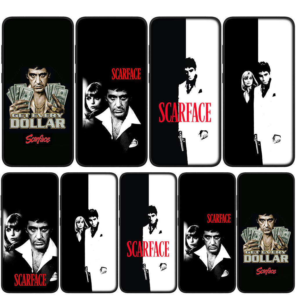 for Samsung Galaxy S25 S24 iPhone 17 16 15 Xiaomi Redmi Note 14 13 12 11 Plus Pro Max XR Phone Case Scarface Al Pacino Tony Montana OPPO Huawei Cover