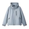 Unisex Hooded Windproof Waterproof Outdoor Jacket Hiking Camping Fall Lightweight Breathable Raincoat