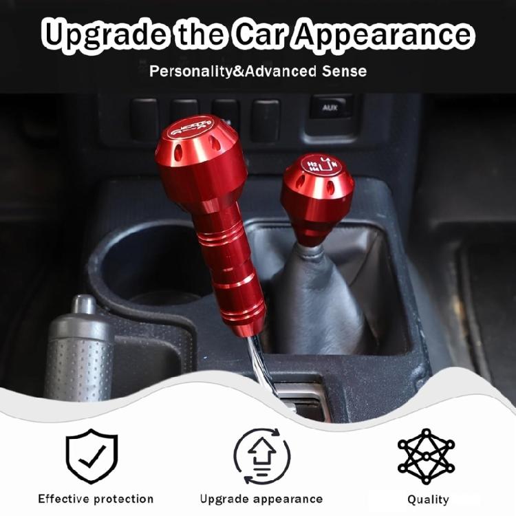 Gear Lever Metal Rod Gear Lever Handle Metal Gear Knob Car Spare for Car 07-21