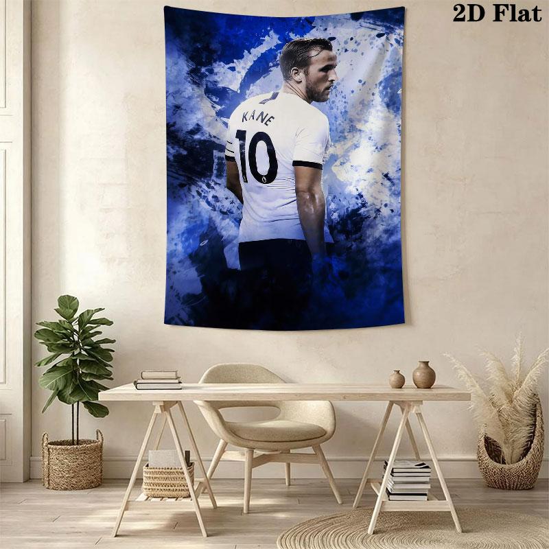 Harry Kane Icon  Wall Hanging Printed Fabric Blanket Decorative Tapestries for Bedroom Living Room Home Decor