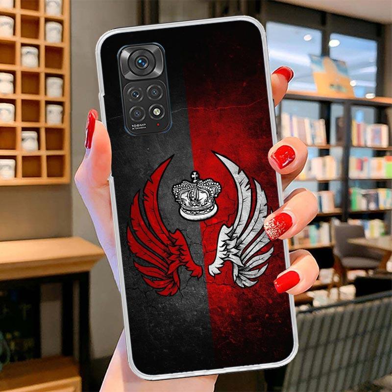 Poland Flag Cover Phone Case For Xiaomi Redmi Note 15 14 13 12 11 10 Pro Plus 14S 12S 11S 11T 11E 10S Soft Fundas Shell Redmi No