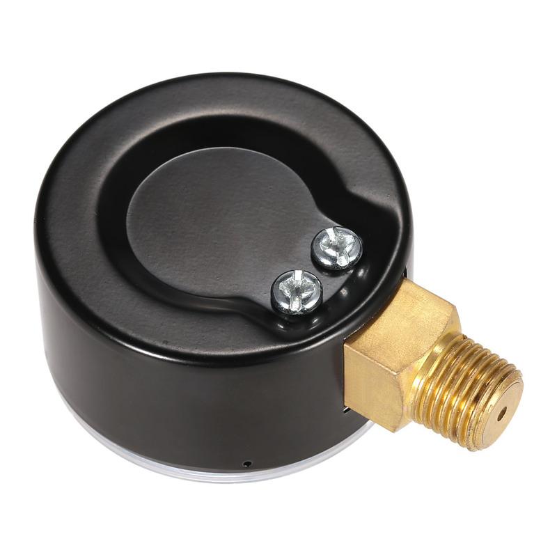 50mm Pool Filter Water Pressure Hydraulic Pressure Gauge Meter Manometer 1/4" NPT Thread Double Scale Glycerin Filled Meter