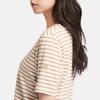 Timberland Striped Casual Round Neck Short Sleeve T-Shirt Women Tops Yellow A5Y9Q-EAQ