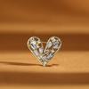New Fashion Light Luxury High Sense of Love Simple and Versatile Mini Anti-light Small Brooch Clothing Accessories Wholesale