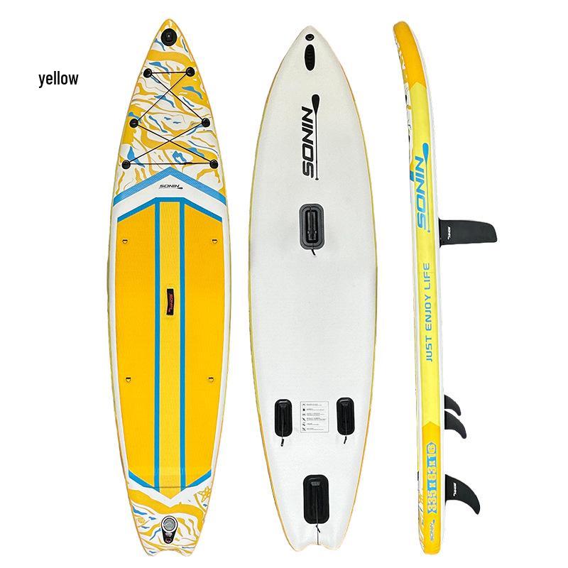 Inflatable Stand-Up Paddleboard - Professional Surfboard and Kayak Board for Beginners