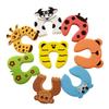 Children's Safety Cartoon Animal Door Stopper – Cow & Tiger Designs