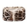 Windproof Leopard Print Headband Coldproof Ear Warmer Vintage Elastic Headband  Winter