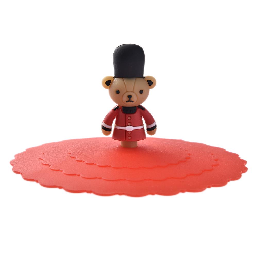 Silicone Leakproof Cup Lids Heat Resistant Reusable Sealed Cover Kitchen Accessories Tea Cup Suction Cup Lid