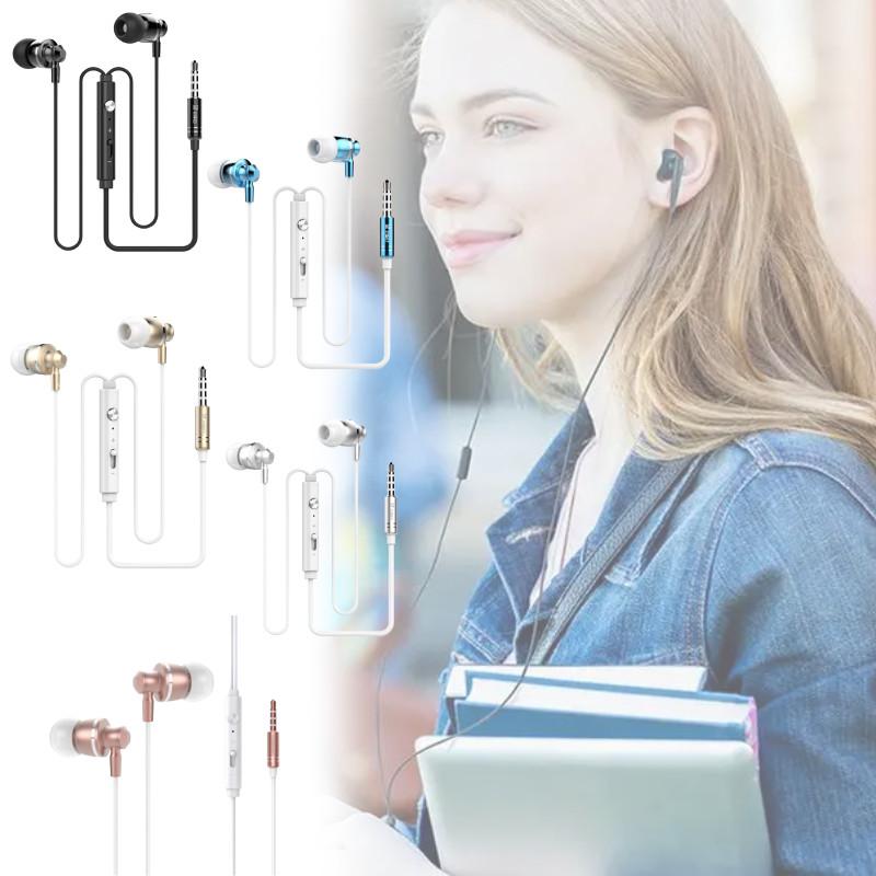Earphones Computer Ear Microphone Wired Laptop Phone 2in1 Gaming Universal