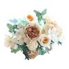 Simulated Flowers Bouquet Bright Colors High Simulation No Withering Fading Fake Flower Home Office Decor