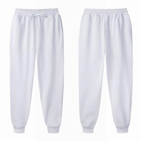 Herren Trainingshose Elastischer Bund Unifarben Tasche Tiefer Schritt Sportbekleidung Laufen Schlanke Passform Anti-Pilling Jogginghose für die Arbeit