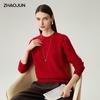 Zhao Jun Women's 100% Cashmere Thickened Round Neck Sweater