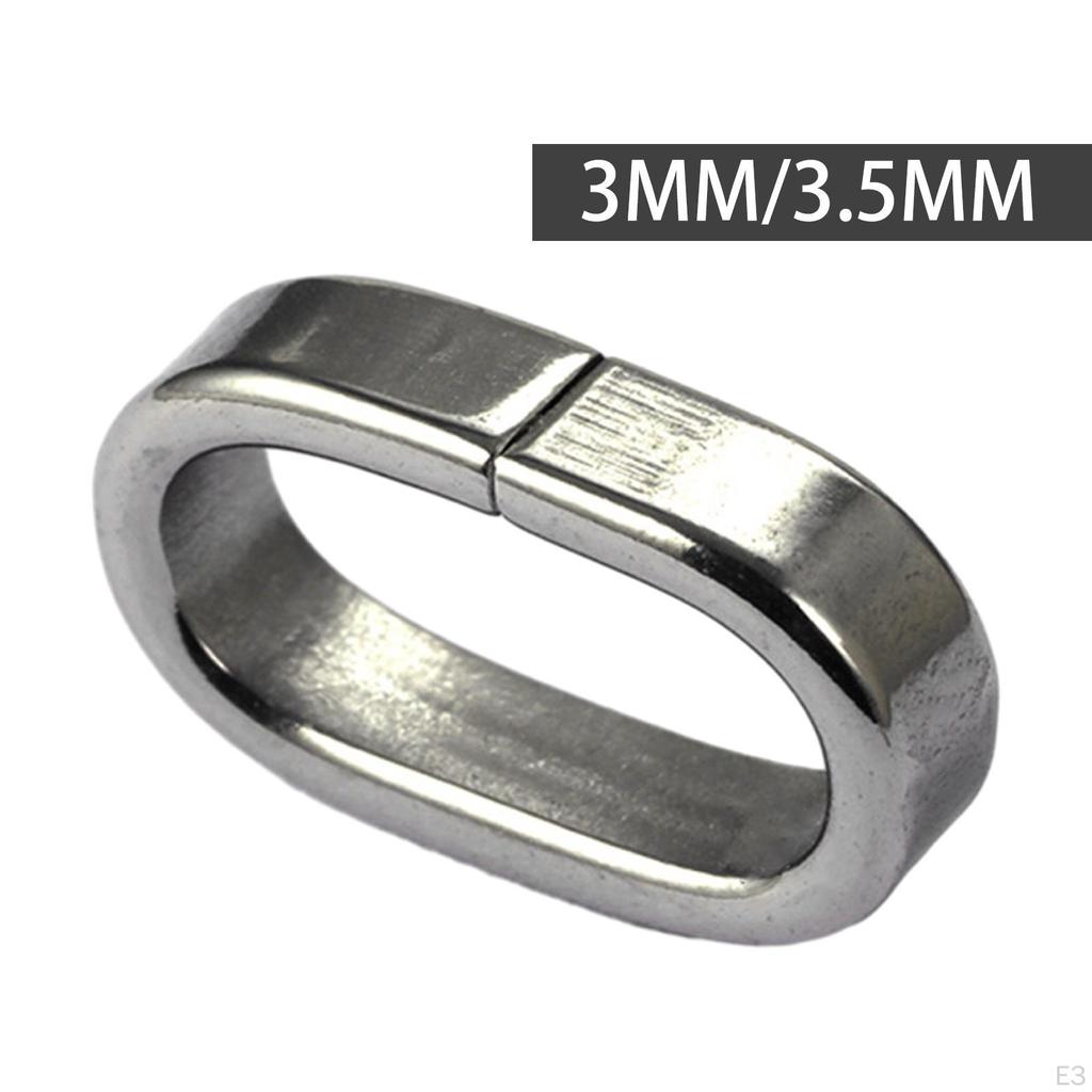 100 Pieces Oval Linking Rings Metal Jewelry Links DIY Jump Quick Link Chain Connectors