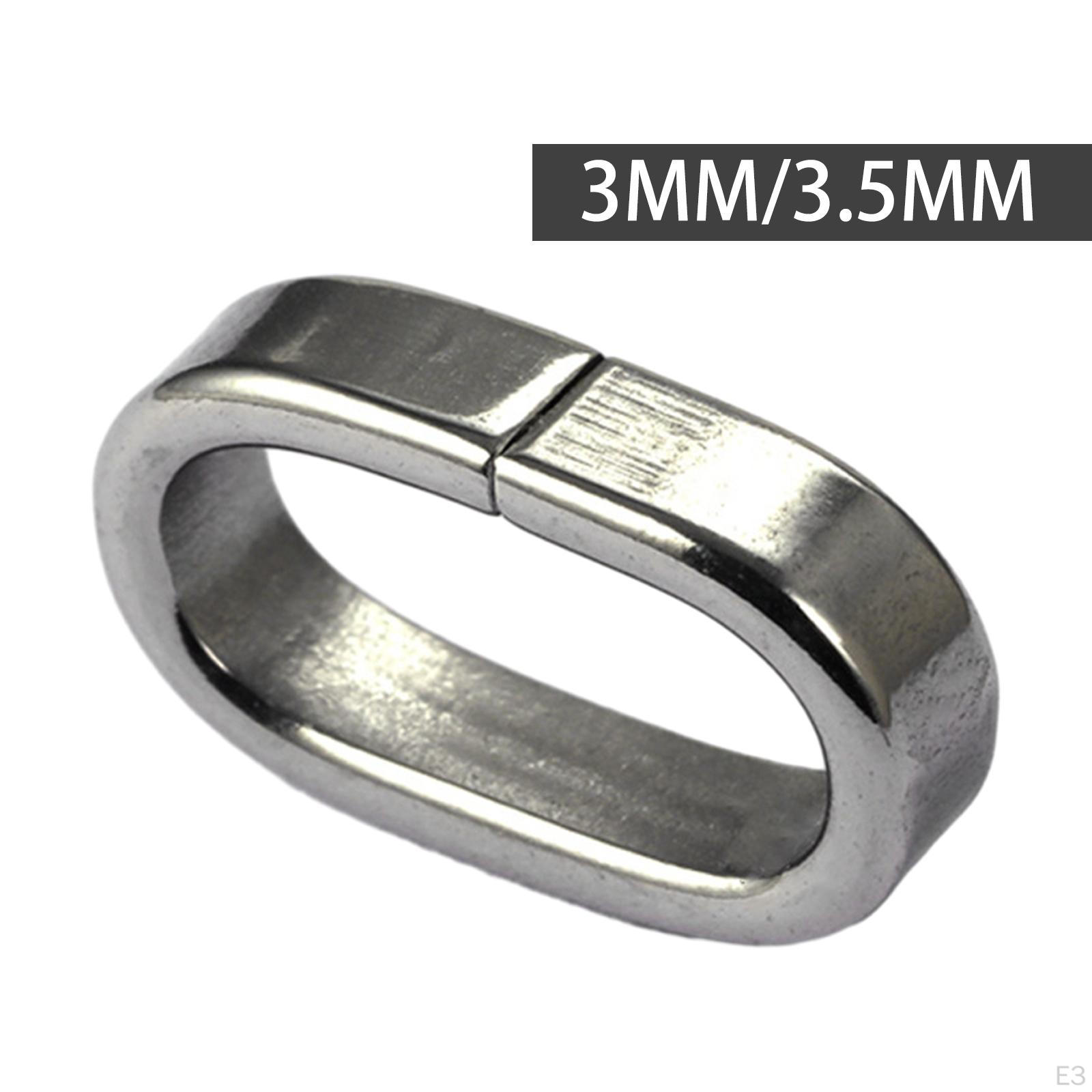 100 шт. овальные соединительные кольца металлические ювелирные звенья DIY Jump Quick Link — фото 5