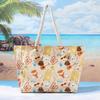 New printed beach bag large-capacity casual shoulder handbag simple and fashionable summer travel tote bag