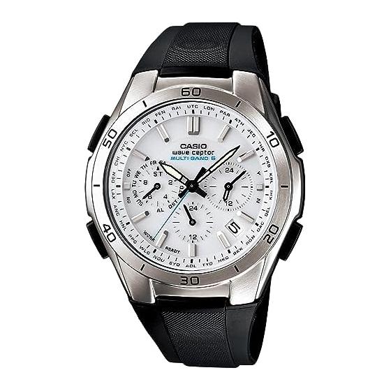 [CASIO] WAVE CEPTOR Watch [Domestic Genuine Product] Radio Solar WVQ-M410-7AJF Men s White