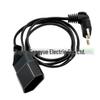 1m Euro Standard Black Right-Angle Double Socket Extension Cord