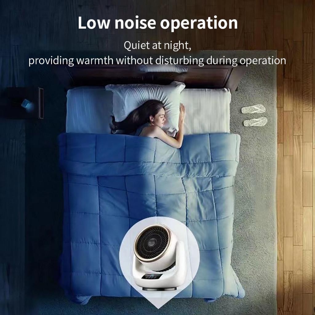 1500W 12 Hour Timer Digital LED Screen Indoor Heater High Power Warm Air Blower Auto Shut-Off Safe Ceramic Heating Machine