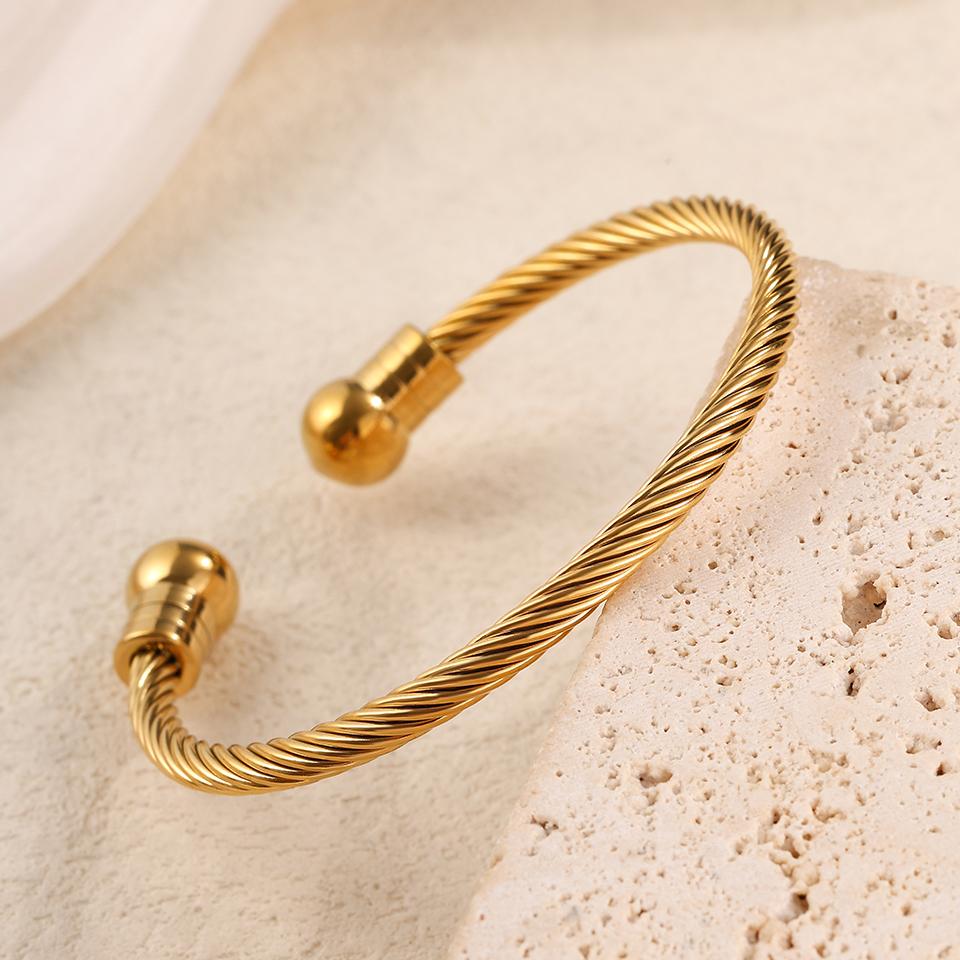 RAKOL  New Retro Romantic Love Stainless Steel Bracelet Set Is Suitable For Women's Travel, Party, Banquet Fashion Jewelry