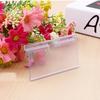 100Pcs Price Tags Transparent Plastic Strong Clear Label for Supermarkets Shops Retail Stores Plastic Price Tag