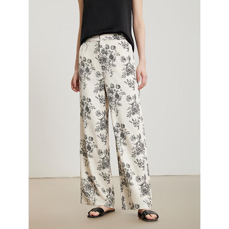 Gejin Women s Fashion Casual Wide-Leg Pants M