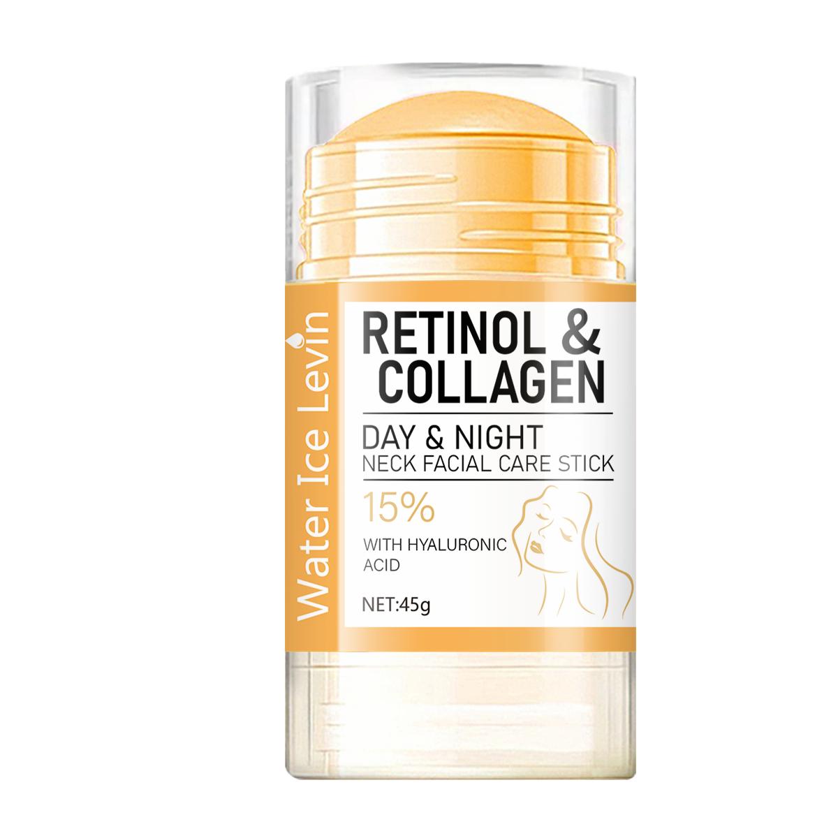 Retinol and Collagen Facial Neck Cream, Lifting Neck, Firming and Moisturizing Skin, Powerful Moisturizing Neck Facial Skin, Brightening Neck Texture