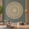 1 PC Eleganti Prodotti in Metallo Mandala, Decorazione Murale in Metallo, Fiore, Decorazione d'Interni, Mandala Arte Murale in Metallo, Pannello Murale in Metallo