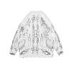 Womens Gothic Punk Y2K Streetwear Long Sleeve Knit Sweater - Black Wine Red White