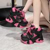 Fashion 10.5CM Summer Women Mesh Sneakers New Casual Platform Trainers Chunky Shoes Heels Wedge Breathable Height Increasing Shoes Woman
