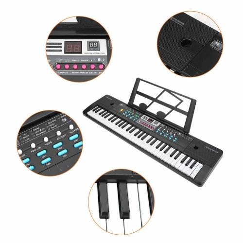 Hopcd Digital Piano, Beginner-Friendly, 61 Keys, Compact, Lightweight, Small, Educational Instrument, Piano Keyboard, Electronic Keyboard, Long-Lastin