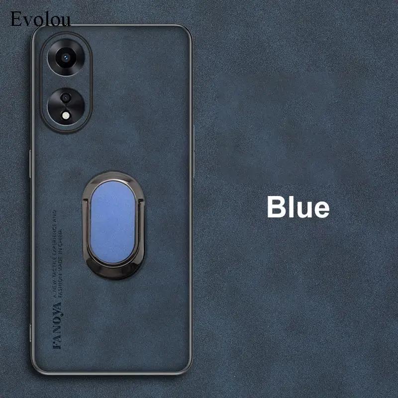 For Xiaomi 14T Pro Sheepskin Leather Magnetic Ring Stand Case For Mi 15 Ultra 13T Soft Silicon Lens Protection Shockproof Cover