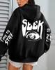 Women's Casual Autumn Fleece Hooded Sweatshirt with Pockets