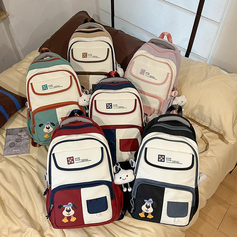 Junior School Student Schoolbag Girl Backpack Large Capacity Lightweight Backpack