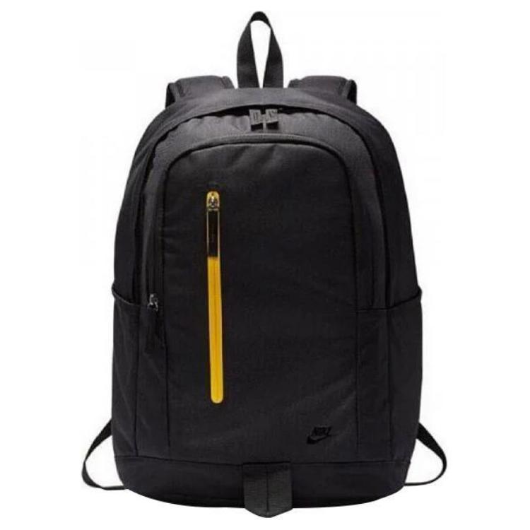 Nike Basic Student Sports Polyester Casual Backpack Unisex Backpack Black BA5532-011 Black