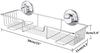 SANNO Shampoo Shower Bathroom Shampoo Wall Mounted Storage Wire Vacuum Strong Suction Set of Stainless Steel 2 Rack, Rack, Rack, Holder, Rack, Basket,