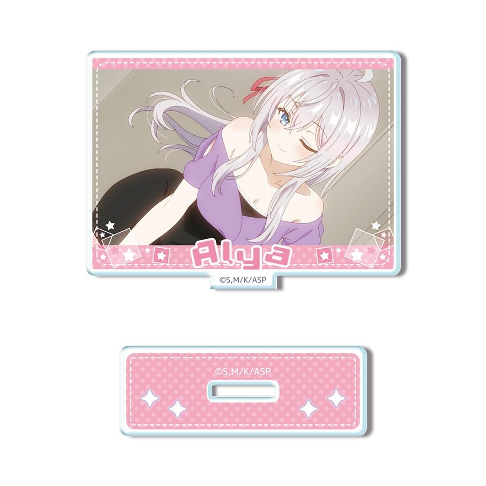 the girl next door who sometimes whispers in Mini Acrylic Stand Alya G Alya-san, Russian, AMAN-R002-m07