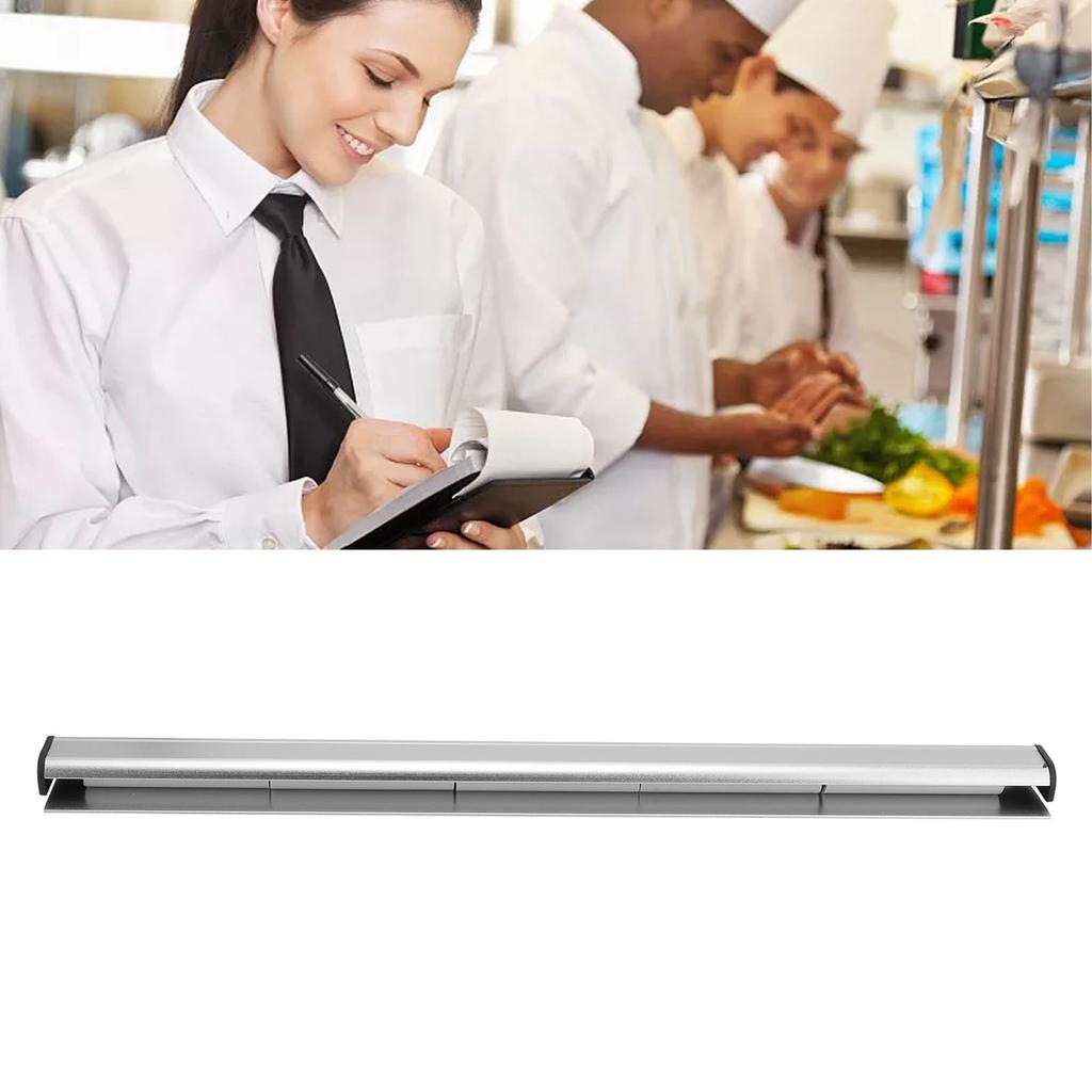 Kitchen Order Holder Aluminum Wall Hanging A4 A3 Paper Receipt Ticket Rack Clip Tool30cm  11.8in
