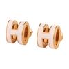 Hermes Orecchini a lobo POP H Placcati Oro da Donna H608002F-85